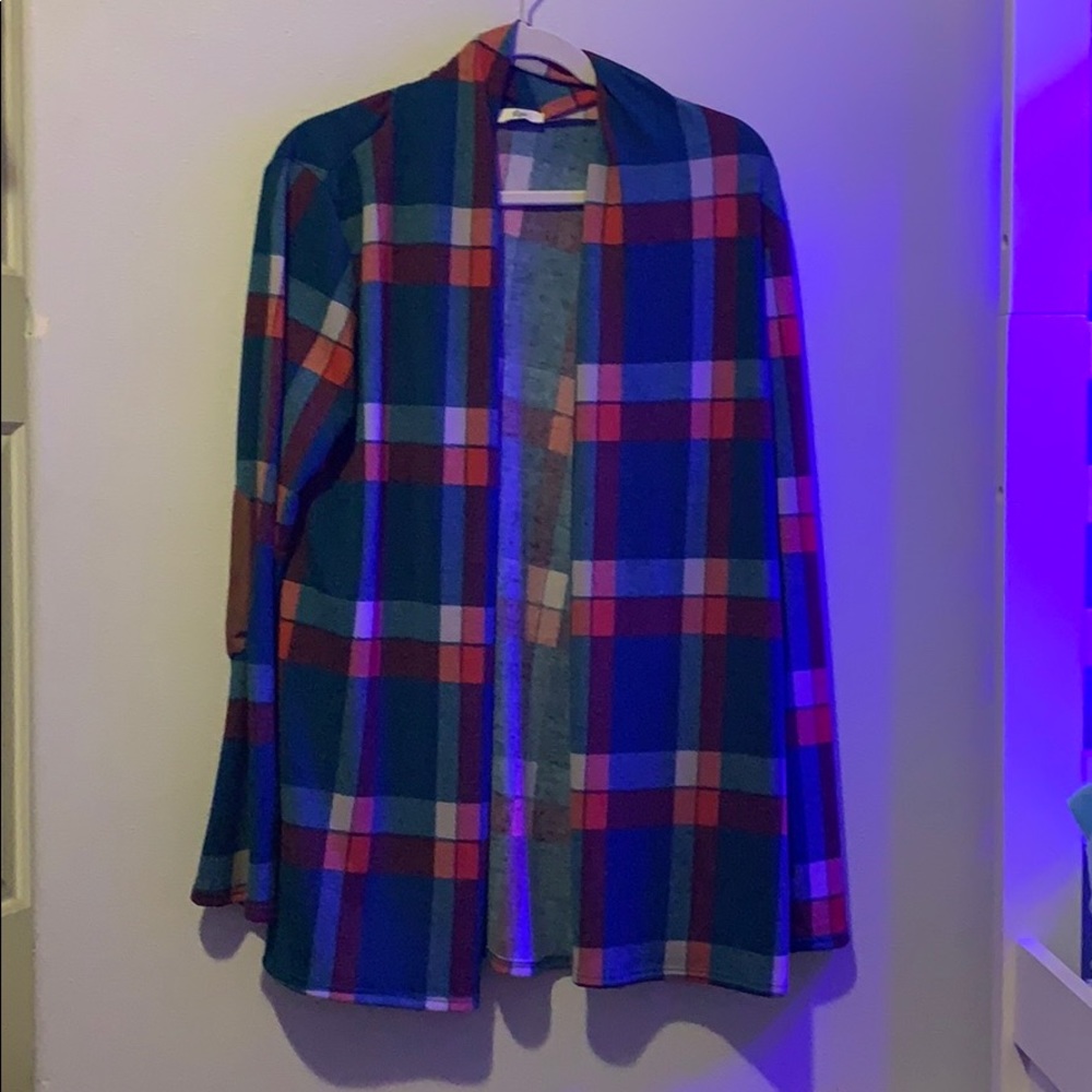 Blue and Red sweater